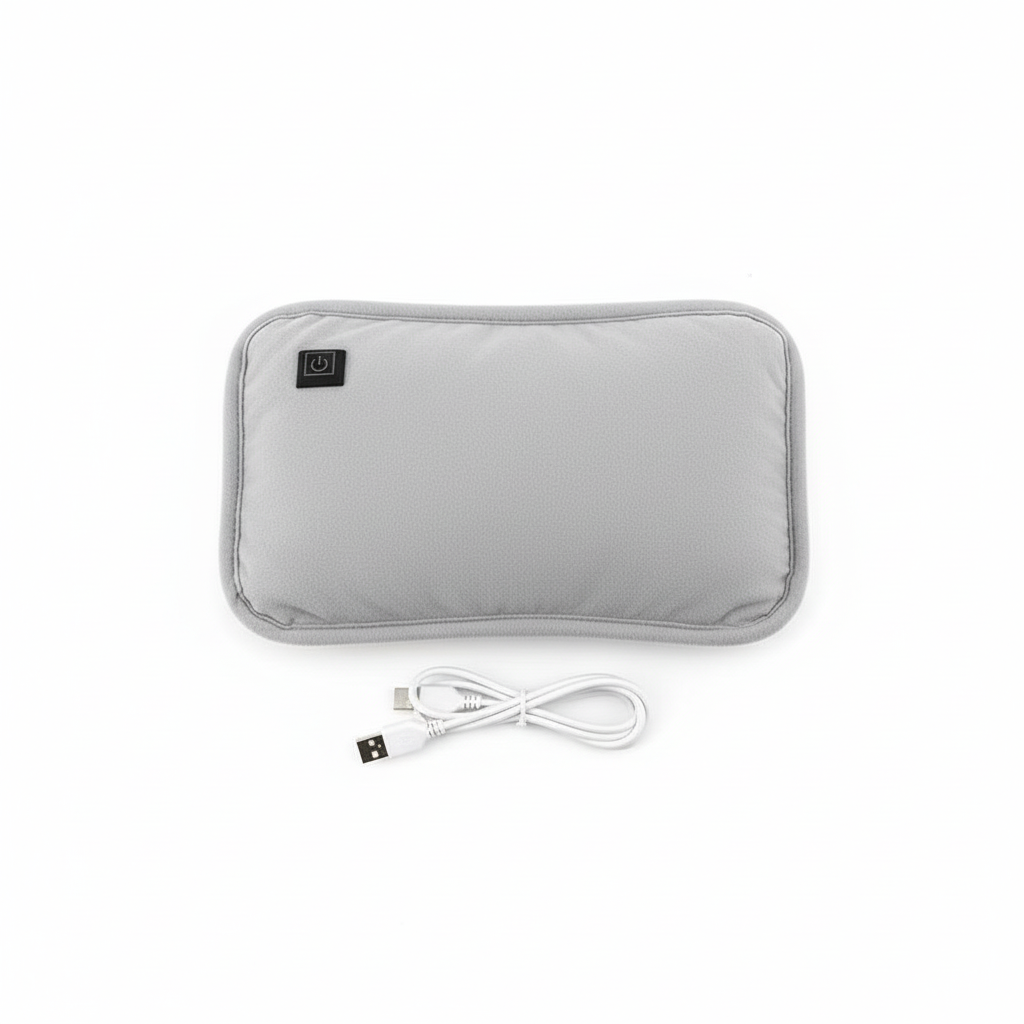 Portable Graphene Heating Pad | USB Rechargeable | 3 Temperature Levels | Ergonomic Hand & Belly Warmer | Features Intelligent Auto Shut-Off