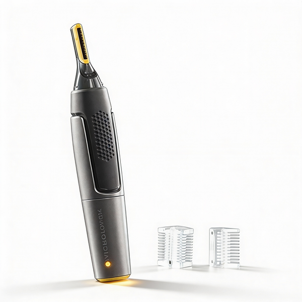 Ultra-Slim Precision Trimmer | Micro-Oscillation Blades | Titanium Stainless Steel Technology | Integrated LED Lighting | Ergonomic Design