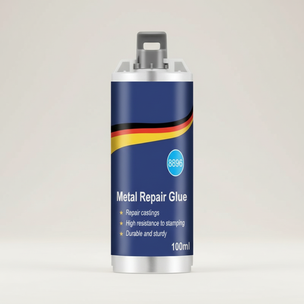 High-Performance Metal Repair Adhesive | Industrial Adhesive for Cast Iron, Steel & Aluminum | Heat Resistant & Waterproof | 100ml Liquid Metal Repair Kit | Silver
