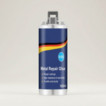 High-Performance Metal Repair Adhesive | Industrial Adhesive for Cast Iron, Steel & Aluminum | Heat Resistant & Waterproof | 100ml Liquid Metal Repair Kit | Silver