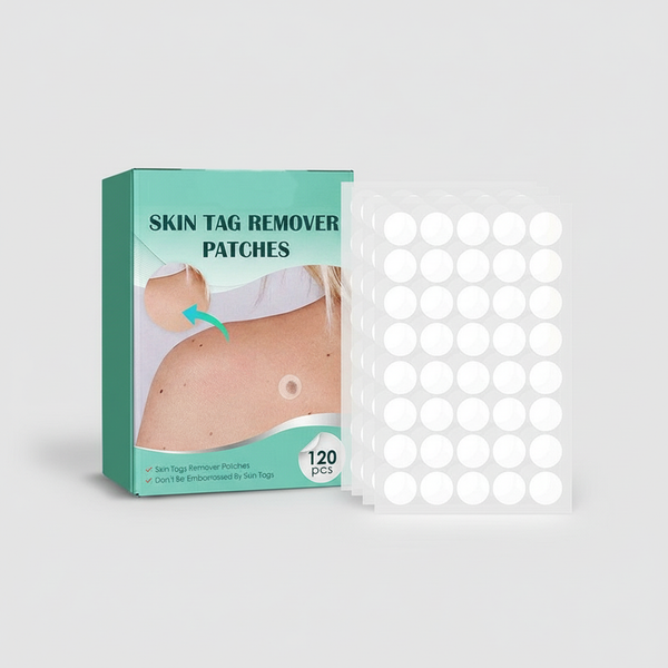 Skin Tag and Wart Remover Patches | Hydrocolloid Technology | Pain-Free & Discreet | Suitable for All Skin Types | 120 Pieces