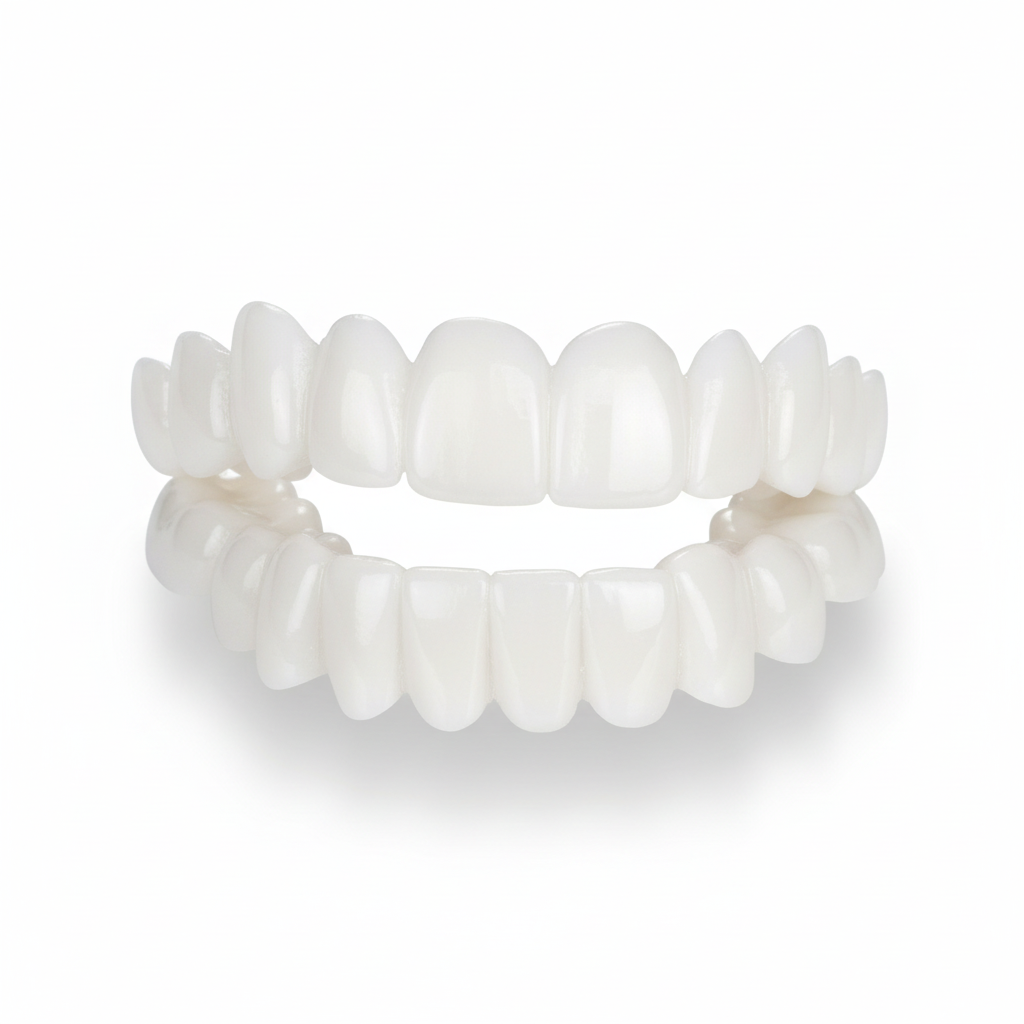 Customizable Smile Veneers | Cosmetic Tooth Covers | Medical-Grade Resin | Instant Smile Correction | Upper & Lower Jaw