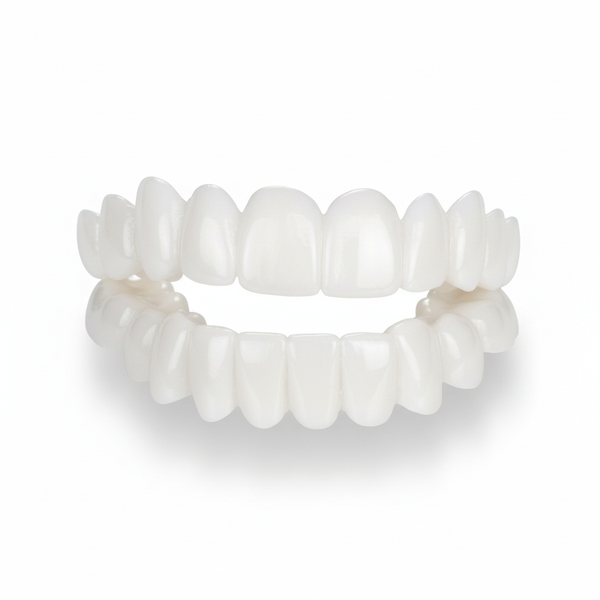 Customizable Smile Veneers | Cosmetic Tooth Covers | Medical-Grade Resin | Instant Smile Correction | Upper & Lower Jaw