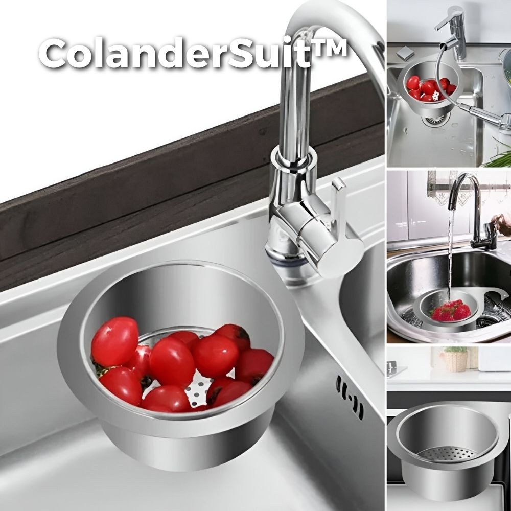 Swan-Shaped Stainless Steel Colander