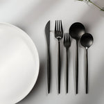 Minimalist Stainless Steel Flatware Set for Dining