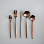 Minimalist Stainless Steel Flatware Set for Dining