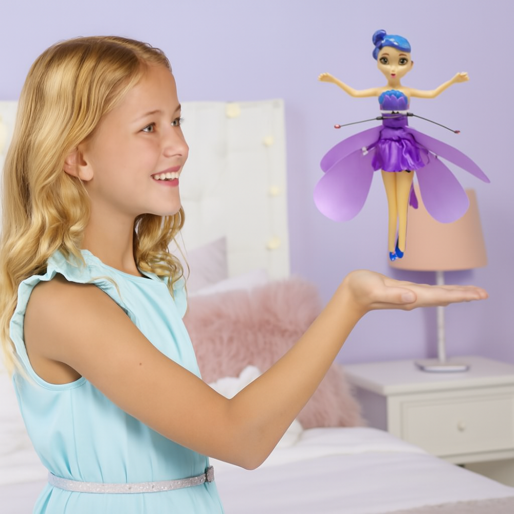 LED Hand-Sensor Flying Fairy Toy for Kids