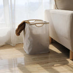 Foldable Cotton-Linen Laundry Basket – Versatile Storage Solution
