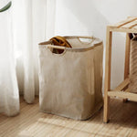 Foldable Cotton-Linen Laundry Basket – Versatile Storage Solution