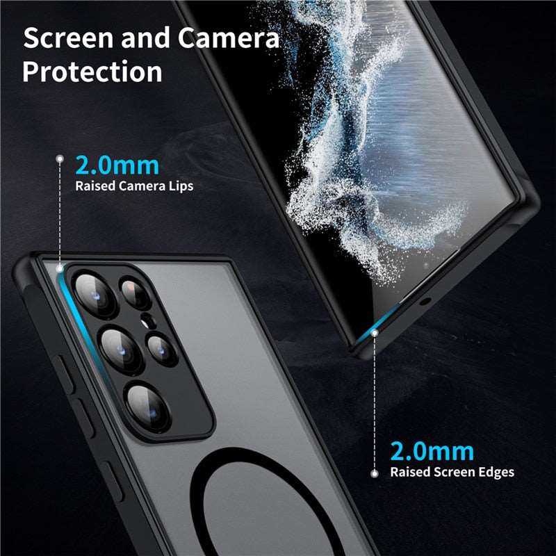 Magnetic Phone Case | Shockproof Protection | Available in Multiple Colors