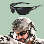 Military-Style UV 400 Fishing Sunglasses