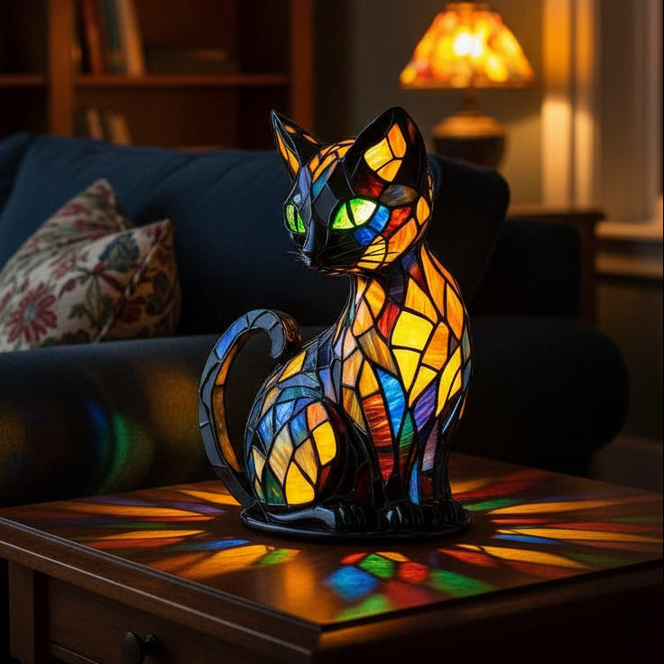 Playful LED Cat Night Light with Gentle Ambient Glow