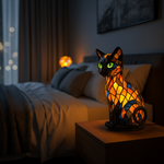 Playful LED Cat Night Light with Gentle Ambient Glow