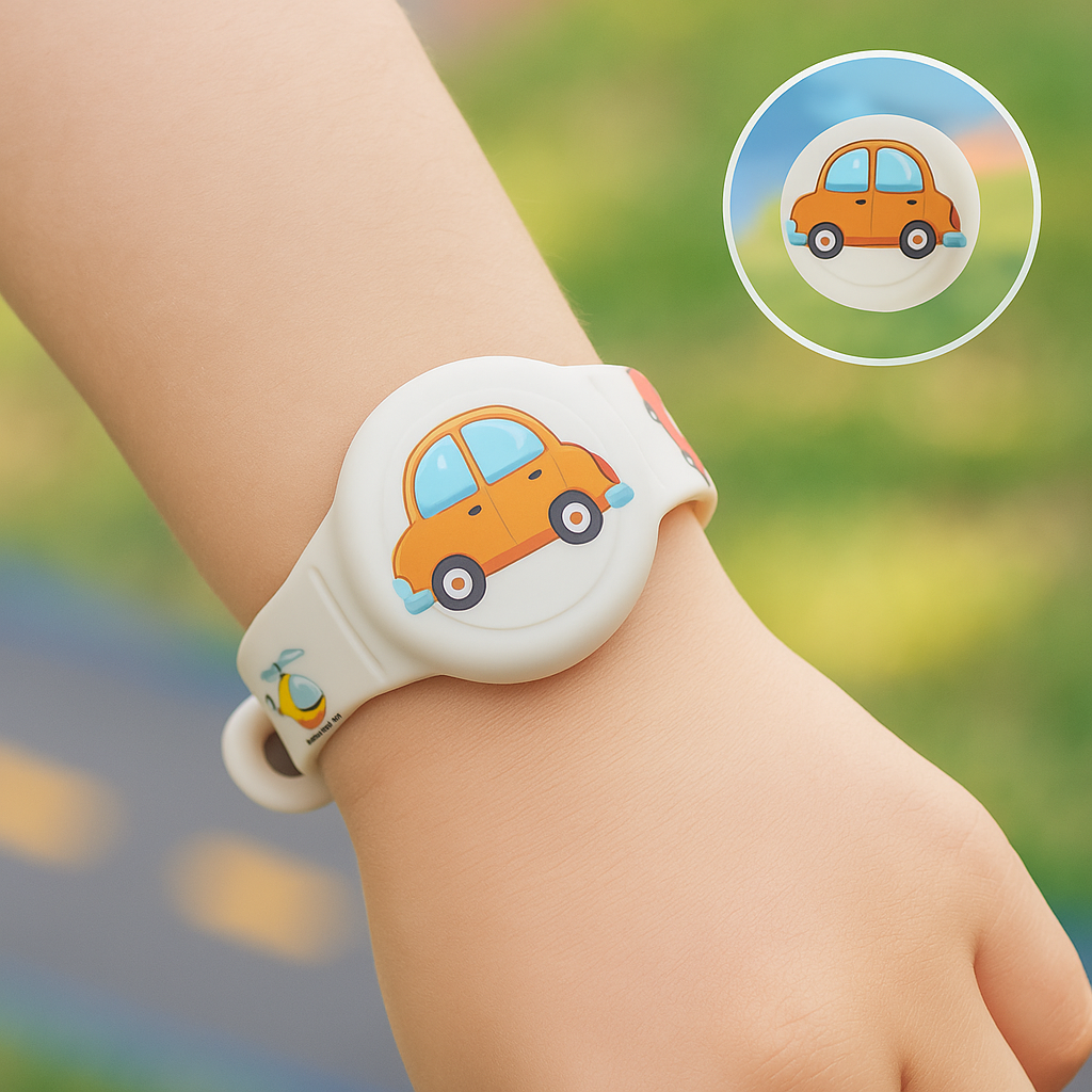 Silicone GPS Tracker Wristband for Kids