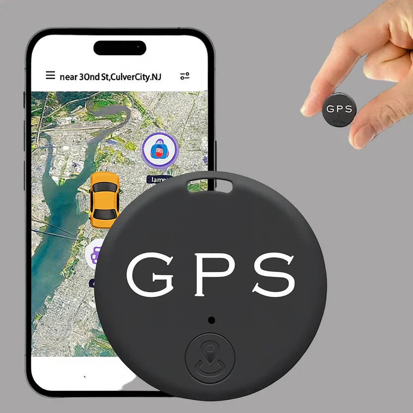 Compact GPS Tracker – Real-Time Location for Vehicles, Bicycles, and Luggage, Set of 2