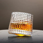 Rotating Whiskey Glasses for a Touch of Refinement