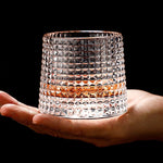Rotating Whiskey Glasses for a Touch of Refinement