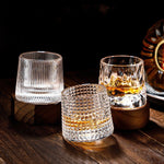 Rotating Whiskey Glasses for a Touch of Refinement