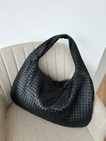 Multi-Purpose Woven Leather Hobo Bag – Lightweight and Ideal for Daily Use