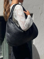 Multi-Purpose Woven Leather Hobo Bag – Lightweight and Ideal for Daily Use