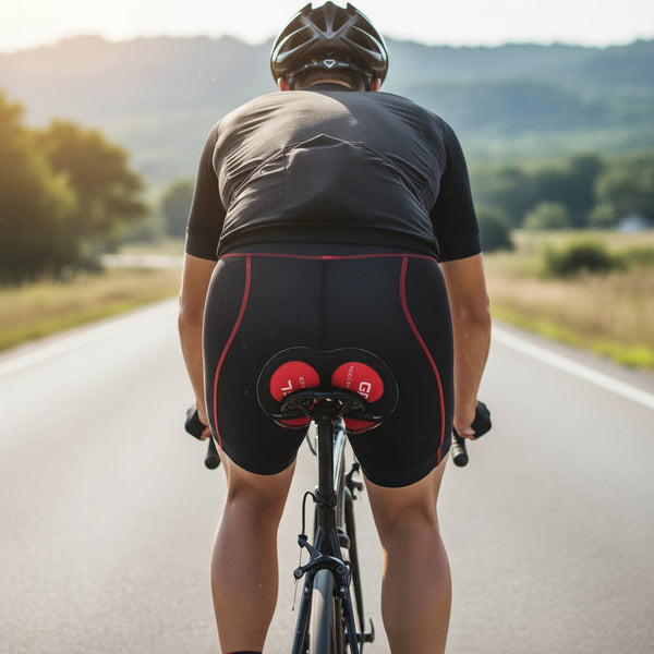 Gel-Padded Cycling Shorts to Alleviate Saddle Pain