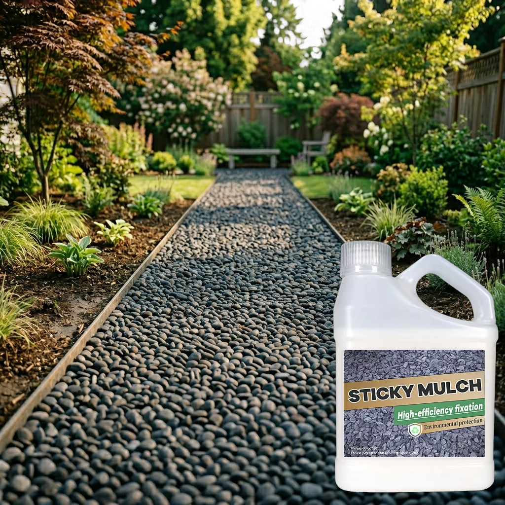 500 g Landscape Adhesive for Securing Mulch, Gravel & Sand – Rain-Resistant, Covers 8–12 m²