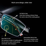 Progressive Intelligent Glasses | Multi-Focal Technology | Black