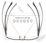 Intelligent Progressive Glasses with ARNO Lens Technology | Photochromic Adjustment | Blue Light Filter & UV400 | Anti-Reflective Coating | Multifocal