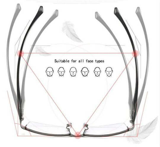 Intelligent Progressive Glasses | Automatic Field of Vision Adjustment & Blue Light Filter