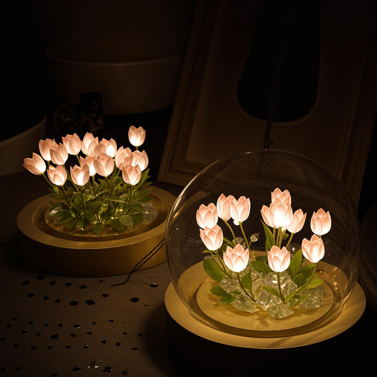 Color-Changing LED Ceiling Lamp for Indoor Use