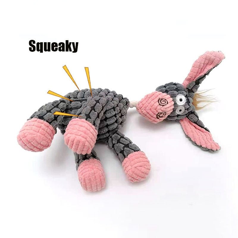 Durable Plush Dog Toy | Bite-Resistant and Long-Lasting Design | Available in Various Models