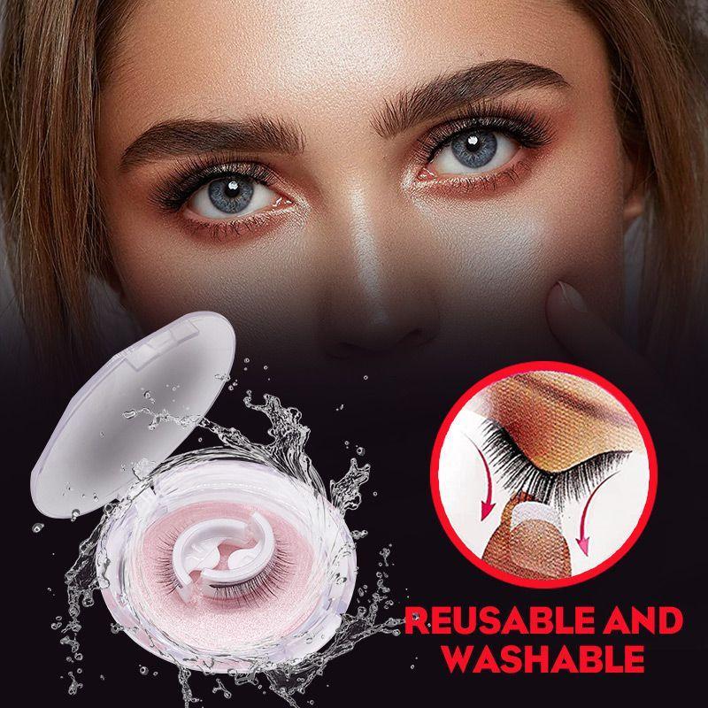 Self-Adhesive Eyelashes: Apply in 3 Seconds Without Glue | Buy 1 Get 1 Free