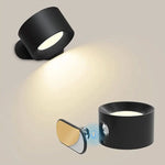 Wireless, Rotatable LED Wall Lamp with 360-Degree Illumination