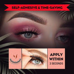 Self-Adhesive Eyelashes: Apply in 3 Seconds Without Glue | Buy 1 Get 1 Free
