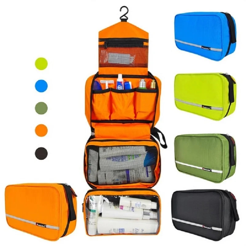Large Waterproof Toiletry Bag for Men & Women | Travel Cosmetic Organizer | Durable Design & Spacious Storage