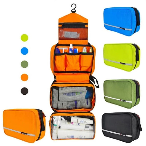 Large Waterproof Toiletry Bag for Men & Women | Travel Cosmetic Organizer | Durable Design & Spacious Storage
