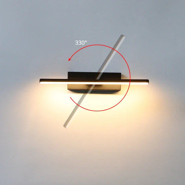 Adjustable LED Wall Light | 330° Swivel | Modern Design for Bedroom & Living Room | Aluminum