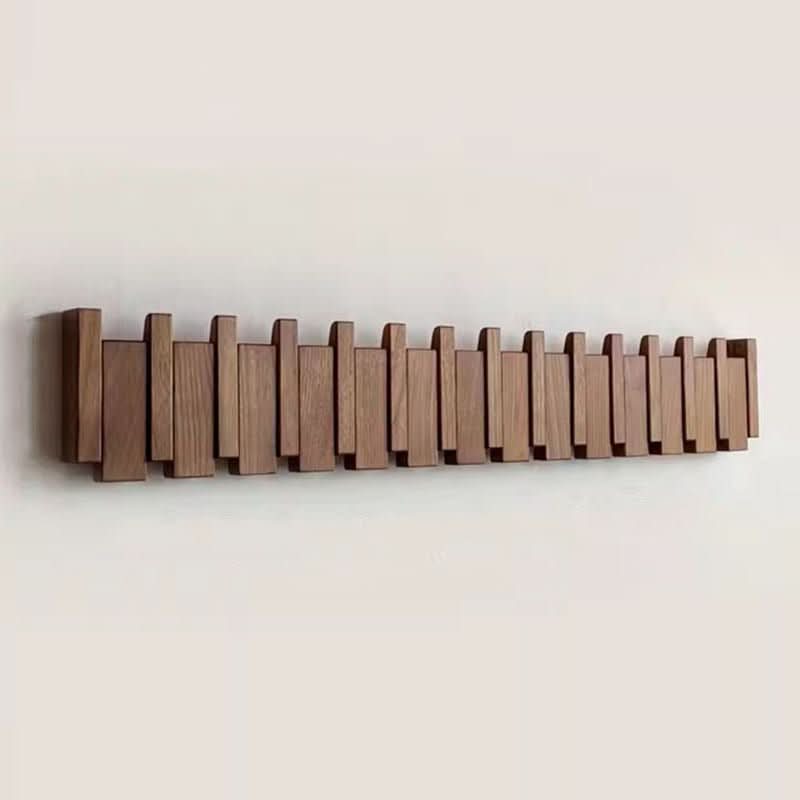 Handcrafted Wall Coat Rack in Piano Style