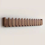 Handcrafted Wall Coat Rack in Piano Style