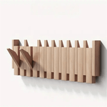 Handcrafted Wall Coat Rack in Piano Style