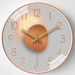 20 cm Silent Wall Clock with Classic Design in Plastic and Glass – Elegant and Easy to Read for Any Room