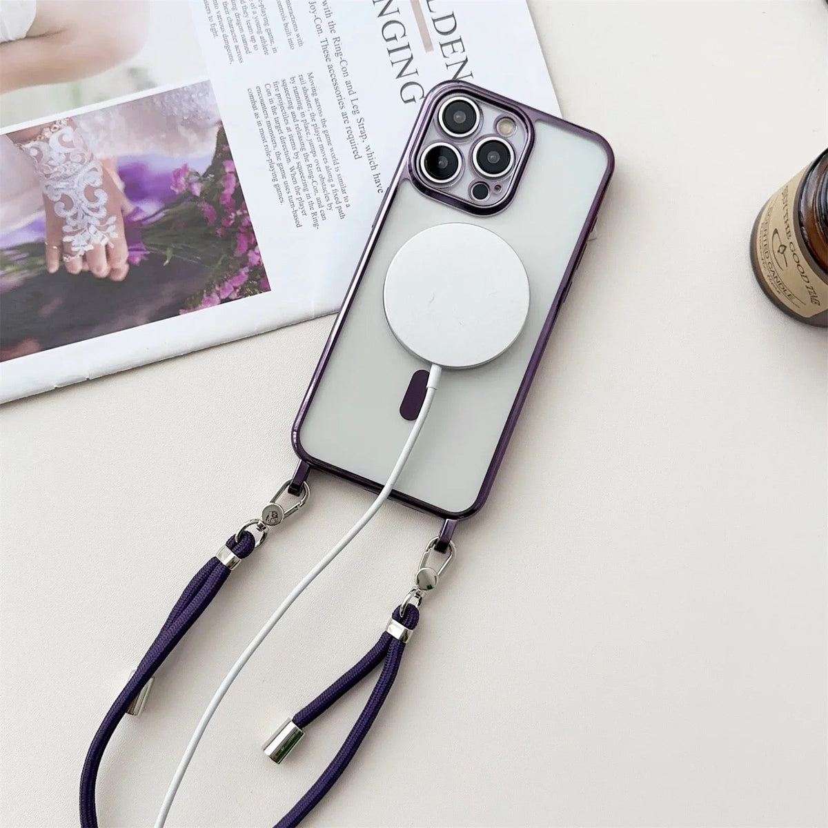 Top MagSafe Crossbody Case - 'Saint'
