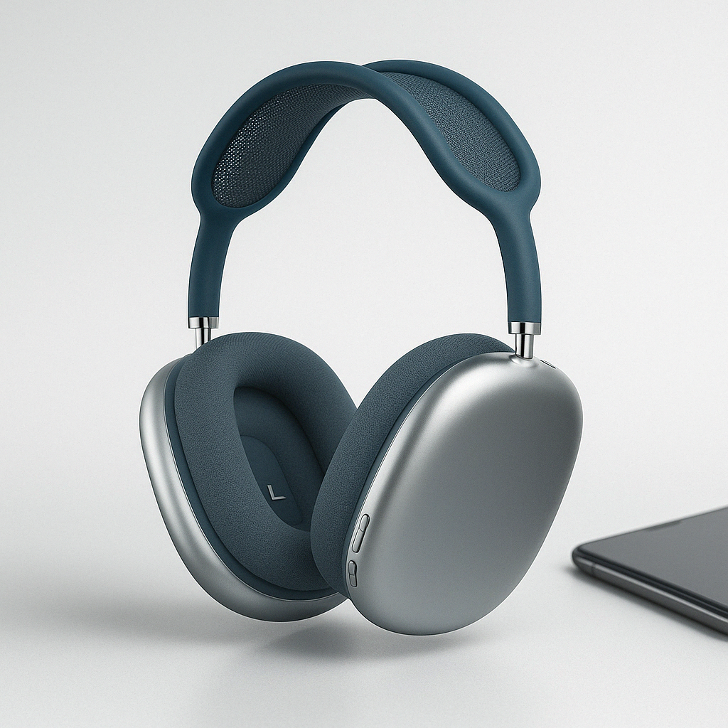 Wireless Over-Ear Headphones with Active Noise Cancellation