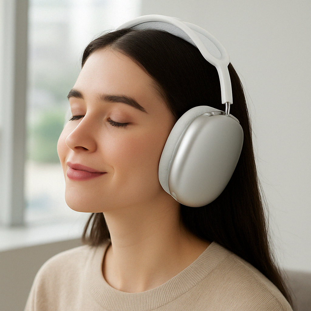 Wireless Over-Ear Headphones with Active Noise Cancellation