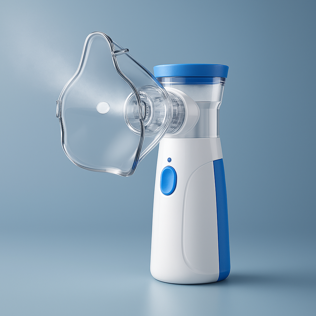 Compact Ultrasonic Nebulizer for Children and Adults
