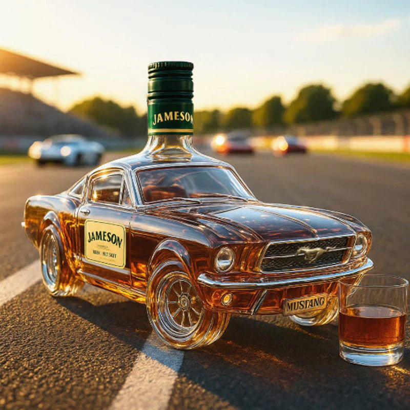 Limited Edition Bronco Whiskey Bottle - Outlaw Flask