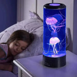 LED Mood Lamp Jellyfish with Color Changing Features for Office
