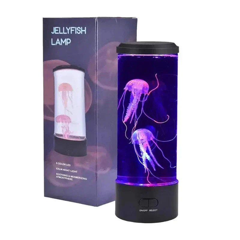 LED Mood Lamp Jellyfish with Color Changing Features for Office