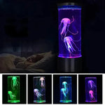 LED Mood Lamp Jellyfish with Color Changing Features for Office