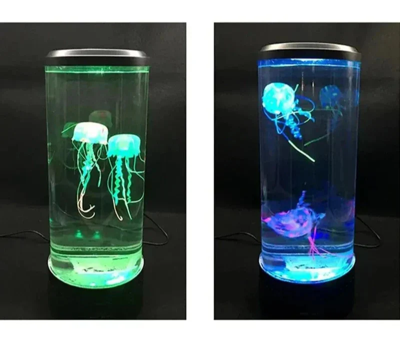 LED Mood Lamp Jellyfish with Color Changing Features for Office
